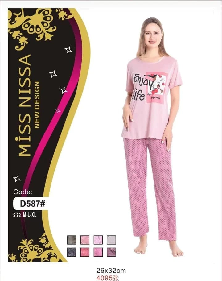 Miss Nissa Nightdress pink