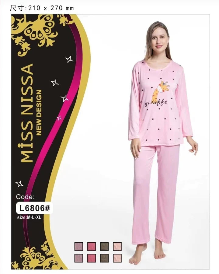 Miss Nissa Nightdress pink