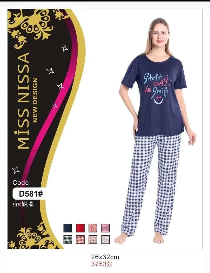 Miss Nissa Nightdress blue