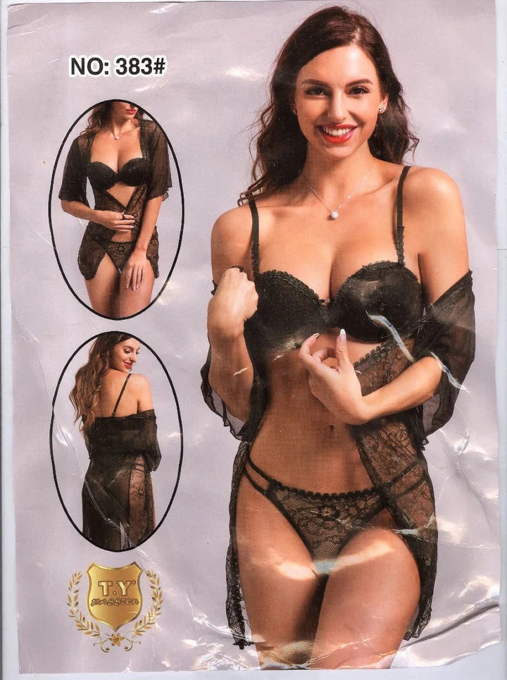 New 3PC Short Nighty for Women - 2011