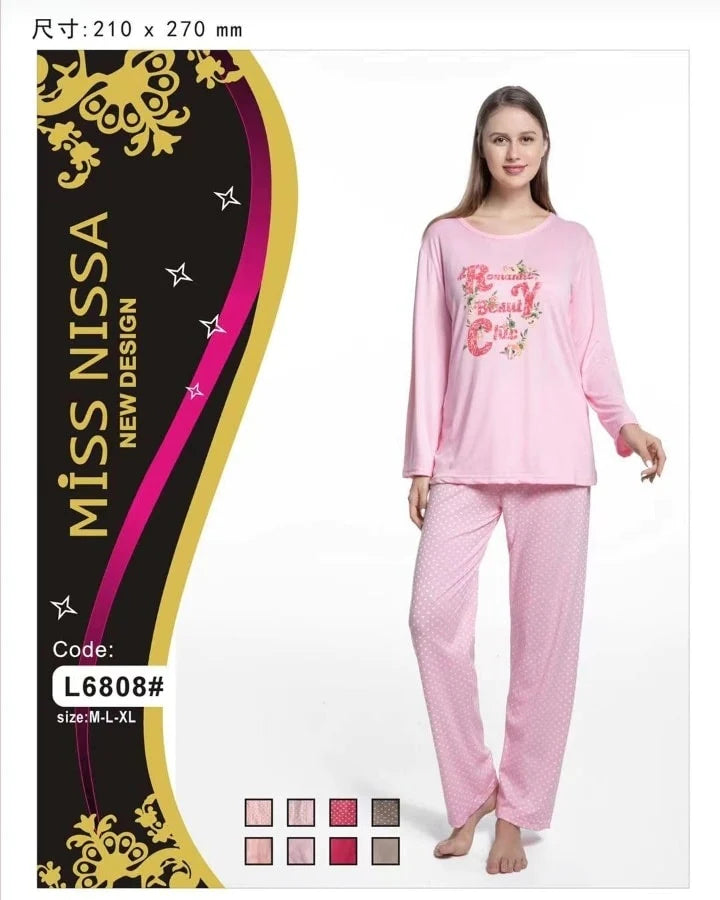 Miss Nissa Nightdress pink