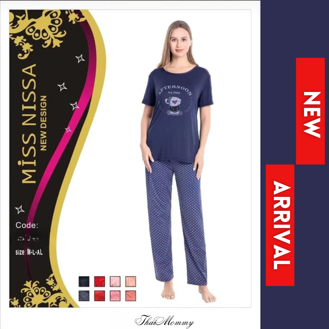 Miss Nissa Nightdress blue