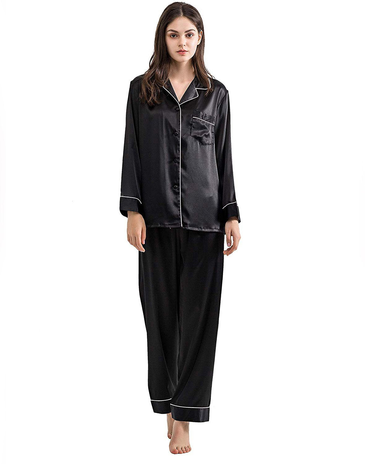 Berry Silk Pajamas