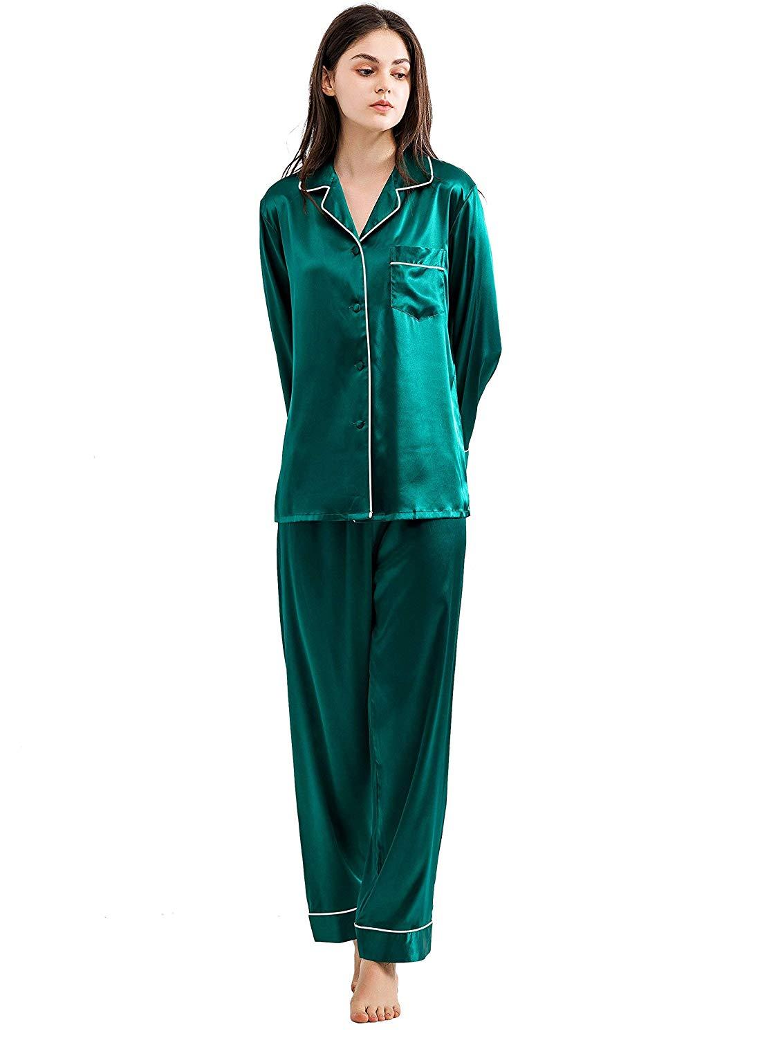 Berry Silk Pajamas