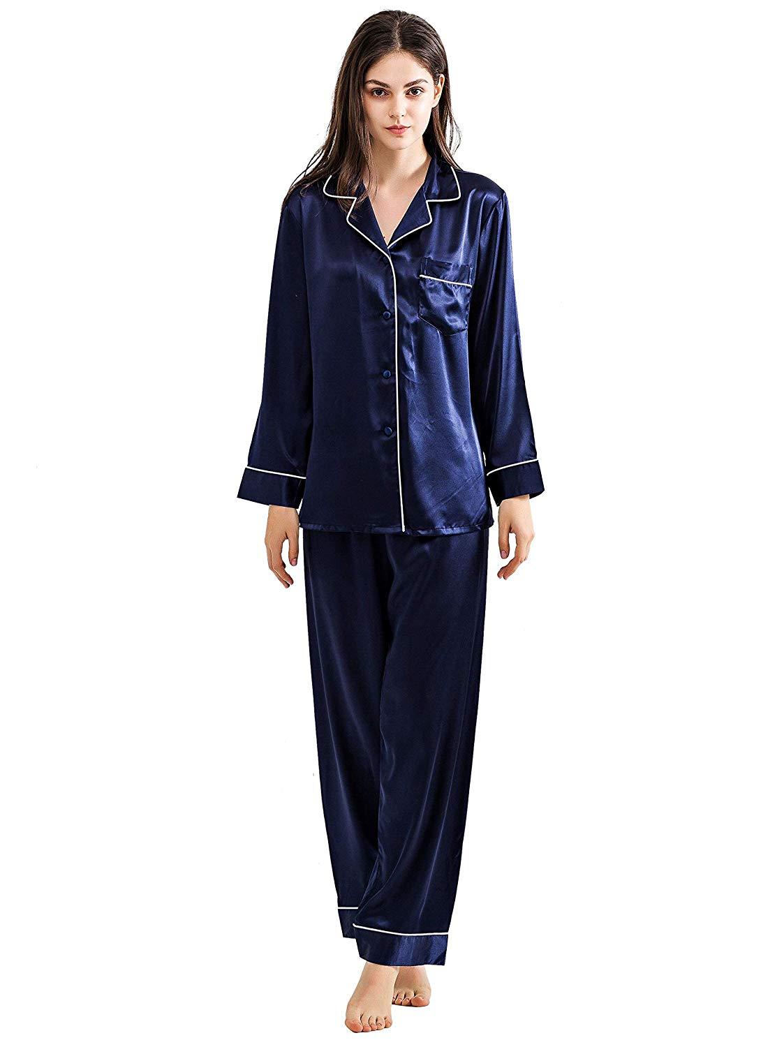 Berry Silk Pajamas