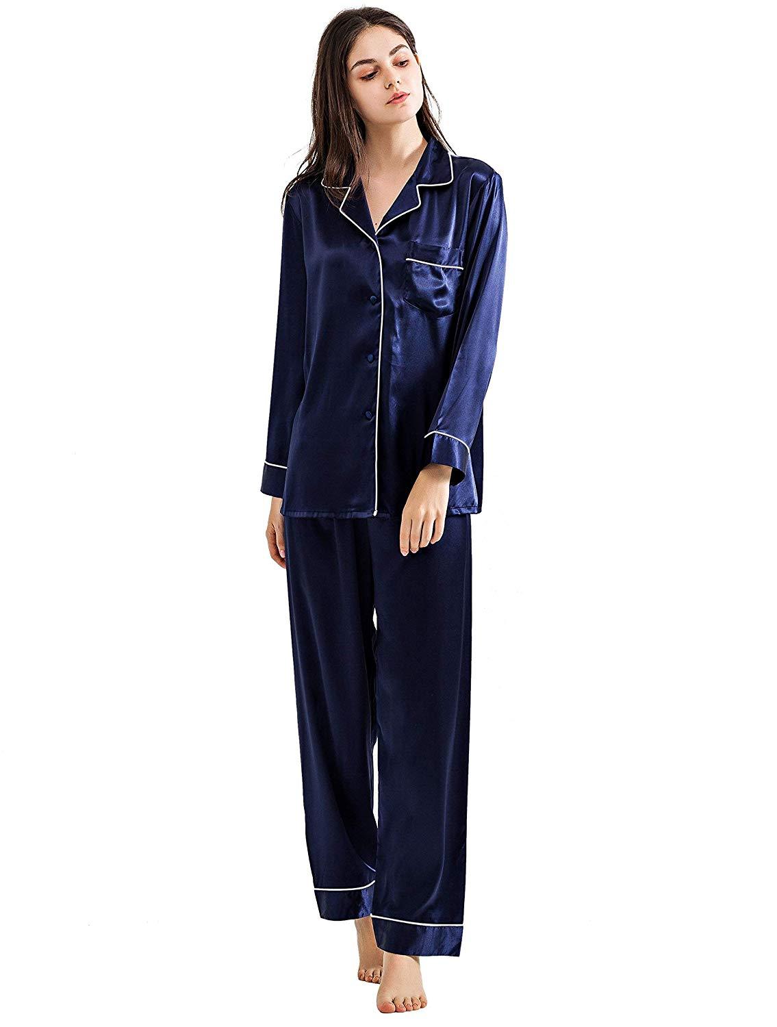 Berry Silk Pajamas